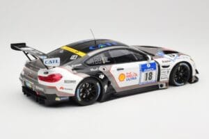 BMW M6 GT3 F13 #18 Schubert Motorsport A. Farfus / J. Krohn 24h Nurburgring 2016 Minichamps 1:18 155162618 Pressofusione — immagine 2 di 6