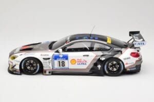 BMW M6 GT3 F13 #18 Schubert Motorsport A. Farfus / J. Krohn 24h Nurburgring 2016 Minichamps 1:18 155162618 Pressofusione — immagine 3 di 6