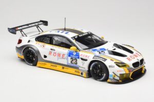 BMW M6 GT3 F13 #23 Rowe Racing A. Sims / P. Eng 24h Nurburgring 2016 Minichamps 1:18 155162623 Pressofusione — immagine 4 di 6