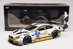BMW M6 GT3 F13 #23 Rowe Racing A. Sims / P. Eng 24h Nurburgring 2016 Minichamps 1:18 155162623 Pressofusione — immagine 6 di 6
