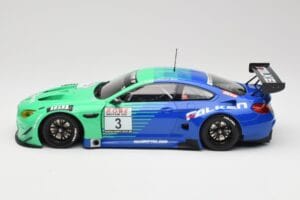 BMW M6 GT3 F13 #3 Falken Motorsports P. Düsseldorf / J. Müller VLN Winner Heat 4 2017 Minichamps 1:18 153172693 Pressofusione — immagine 3 di 6