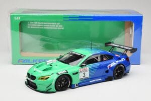 BMW M6 GT3 F13 #3 Falken Motorsports P. Düsseldorf / J. Müller VLN Winner Heat 4 2017 Minichamps 1:18 153172693 Pressofusione — immagine 6 di 6