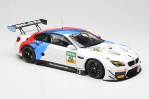 BMW M6 GT3 F13 #42 BMW Team Schnitzer R. Collard / P. Eng ADAC GT Masters Oschersleben 2017 Minichamps 1:18 155172652 Pressof — immagine 4 di 6
