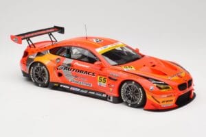 BMW M6 GT3 F13 #55 Autobacs Racing Team R. Takagi / K. Kobayashi Super GT Series 2016 Minichamps 1:18 155162655 Pressofusione — immagine 4 di 6