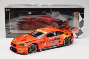 BMW M6 GT3 F13 #55 Autobacs Racing Team R. Takagi / K. Kobayashi Super GT Series 2016 Minichamps 1:18 155162655 Pressofusione — immagine 6 di 6