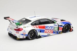 BMW M6 GT3 F13 #96 Turner Motorsport B. Auberlen / R. Foley Class Winner Petit Le Mans 2019 Minichamps 1:18 153192696 Pressof — immagine 2 di 6