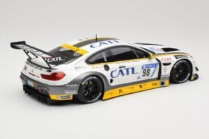 BMW M6 GT3 F13 #98 Rowe Racing M. Palttala / N. Catsburg 2nd Place 24 Hours of Nurburgring 2017 Minichamps 1:18 155172698 Pre — immagine 2 di 6