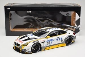 BMW M6 GT3 F13 #98 Rowe Racing M. Palttala / N. Catsburg 2nd Place 24 Hours of Nurburgring 2017 Minichamps 1:18 155172698 Pre — immagine 6 di 6