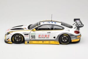 BMW M6 GT3 F13 #98 Rowe Racing T. Blomqvist / N. Catsburg 24 Hours of Spa 2017 Minichamps 1:18 155172688 Pressofusione — immagine 3 di 6