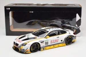 BMW M6 GT3 F13 #98 Rowe Racing T. Blomqvist / N. Catsburg 24 Hours of Spa 2017 Minichamps 1:18 155172688 Pressofusione — immagine 6 di 6