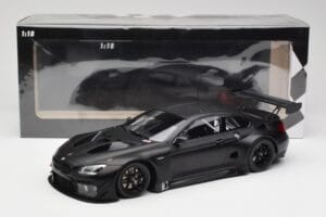 BMW M6 GT3 F13 Plain Body Version Matte Black Minichamps 1:18 155162610 Pressofusione — immagine 6 di 6