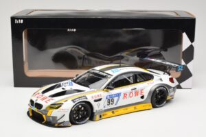 BMW M6 GT3 Rowe Racing #99 M. Basseng / M. Martin 24 Hours Nurburgring 2017 Minichamps 1:18 155172699 Pressofusione — immagine 6 di 6