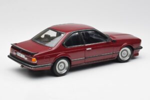 BMW M635 CSi E24 Karmin Rosso AUTOart 1:18 70528 Pressofusione — immagine 3 di 8