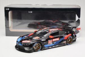 BMW M8 GTE RLL Racing #24 J. Edwards / J. Krohn IMSA GP Road Atlanta 2020 Minichamps 1:18 155202994 Pressofusione — immagine 6 di 6