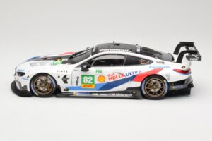 BMW M8 GTE Team Mtek #82 T. Blomqvist / A. Felix da Costa 6 Hours of Fuji 2018 Minichamps 1:18 155182982 Pressofusione — immagine 3 di 6