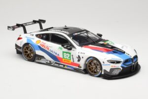 BMW M8 GTE Team Mtek #82 T. Blomqvist / A. Felix da Costa 6 Hours of Fuji 2018 Minichamps 1:18 155182982 Pressofusione — immagine 4 di 6