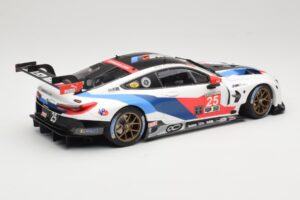 BMW M8 GTE Team RLL C. De Phillippi / B. Auberlen 2nd in Class 12 Hours of Sebring 2018 Minichamps 1:18 155182925 Pressofusio — immagine 2 di 6