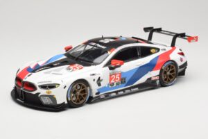 BMW M8 GTE Team RLL C. De Phillippi / B. Auberlen 2nd in Class 12 Hours of Sebring 2018 Minichamps 1:18 155182925 Pressofusio