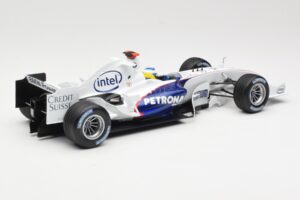 BMW Sauber F1.06 #16 N. Heidfeld Launch Version 2006 Minichamps 1:18 80430413183 Pressofusione — immagine 2 di 6