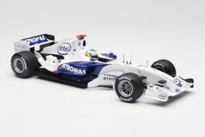 BMW Sauber F1.06 #16 N. Heidfeld Launch Version 2006 Minichamps 1:18 80430413183 Pressofusione — immagine 4 di 6