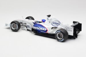 BMW Sauber F1.06 #17 J. Villeneuve Launch Version 2006 Minichamps 1:18 80430413184 Pressofusione — immagine 5 di 6
