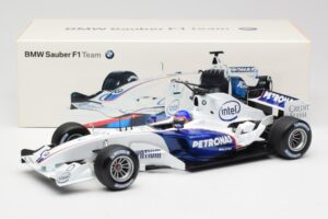 BMW Sauber F1.06 #17 J. Villeneuve Launch Version 2006 Minichamps 1:18 80430413184 Pressofusione — immagine 6 di 6