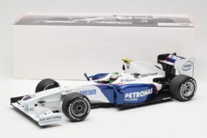 BMW Sauber F1.09 #6 N. Heidfeld Launch Version 2009 Minichamps 1:18 80432154856 Pressofusione — immagine 7 di 7