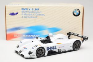 BMW V12 LMR LMP #15 P. Martini / Y. Dalmas / J. Winkelhock 24 Hours of Le Mans Winner 1999 Minichamps 1:18 80430009338 Presso — immagine 6 di 6