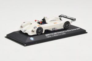 BMW V12 LMR LMP1 #42 Beck's T. Kristensen / J. Lehto / J. Müller 24 Hours of Le Mans 1999 Minichamps 1:43 80429418139 Pressof — immagine 2 di 4