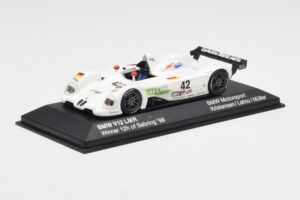 BMW V12 LMR LMP1 #42 J. Müller / J. Lehto 24 Hours of Le Mans 2000 Minichamps 1:43 80420018215 Pressofusione — immagine 2 di 4