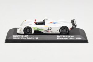 BMW V12 LMR LMP1 #42 J. Müller / J. Lehto 24 Hours of Le Mans 2000 Minichamps 1:43 80420018215 Pressofusione