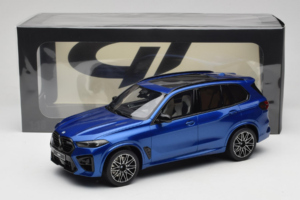 BMW X5 M F95 Competition Marina Bay Blue Metallic GT Spirit 1:18 GT967 Resina — immagine 6 di 6
