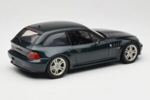 BMW Z3 Coupe 2.8 Green Metallic UT Models 1:18 20422 Pressofusione — immagine 3 di 7