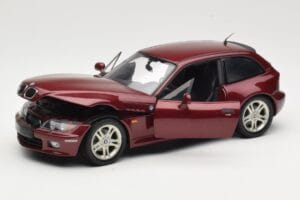 BMW Z3 Coupe 2.8 Red Metallic UT Models 1:18 20423 Pressofusione — immagine 2 di 8