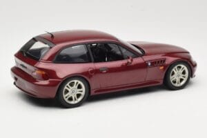 BMW Z3 Coupe 2.8 Red Metallic UT Models 1:18 20423 Pressofusione — immagine 3 di 8
