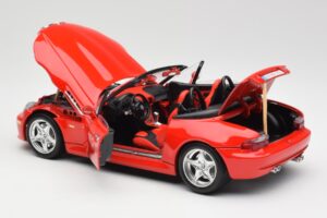 BMW Z3 E36/7 Roadster Rosso Bburago 1:18 3349 Pressofusione — immagine 5 di 8