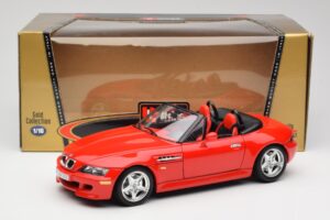 BMW Z3 E36/7 Roadster Rosso Bburago 1:18 3349 Pressofusione — immagine 8 di 8