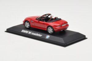 BMW Z3 Roadster 2.8 Rosso Minichamps 1:43 BMW004 Pressofusione — immagine 3 di 4
