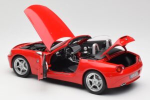 BMW Z4 E85 Roadster Rosso Bburago 1:18 34046 Pressofusione — immagine 5 di 8
