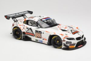 BMW Z4 E89 GT3 #888 Triple Eight Racing L. Mowle / J. Ratcliffe 24 Hours of Spa 2015 Minichamps 1:18 151152388 Pressofusione — immagine 4 di 6
