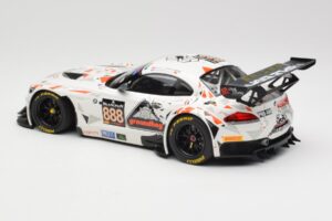 BMW Z4 E89 GT3 #888 Triple Eight Racing L. Mowle / J. Ratcliffe 24 Hours of Spa 2015 Minichamps 1:18 151152388 Pressofusione — immagine 5 di 6