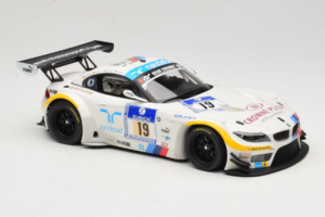 BMW Z4 GT3 #19 Team Schubert J. Muller / D. Muller ADAC 24 Hours Nurburgring 2012 Minichamps 1:18 151122319 Pressofusione — immagine 4 di 6