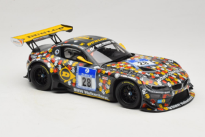 BMW Z4 GT3 #28 Team Walkenhorst J. Stuck / Sandritter ADAC 24 Hours Nurburgring 2014 Minichamps 1:18 151142328 Pressofusione — immagine 4 di 6