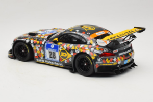 BMW Z4 GT3 #28 Team Walkenhorst J. Stuck / Sandritter ADAC 24 Hours Nurburgring 2014 Minichamps 1:18 151142328 Pressofusione — immagine 5 di 6