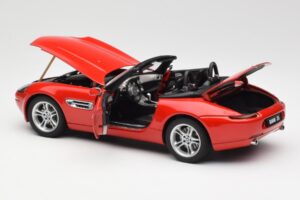 BMW Z8 E52 Rosso AUTOart 1:18 70513 Pressofusione — immagine 5 di 8