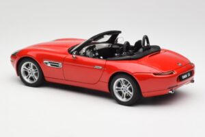 BMW Z8 E52 Rosso AUTOart 1:18 70513 Pressofusione — immagine 7 di 8