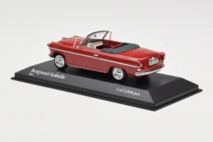 Borgward Isabella Cabriolet Rosso Minichamps 1:43 400096060 Pressofusione — immagine 3 di 4