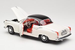 Borgward Isabella Coupé Bianco Revell 1:18 08982-W1 Pressofusione — immagine 5 di 8