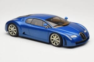 Bugatti EB 18.3 Chiron Blu AUTOart 1:18 70911 Pressofusione — immagine 6 di 8
