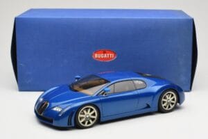 Bugatti EB 18.3 Chiron Blu AUTOart 1:18 70911 Pressofusione — immagine 8 di 8
